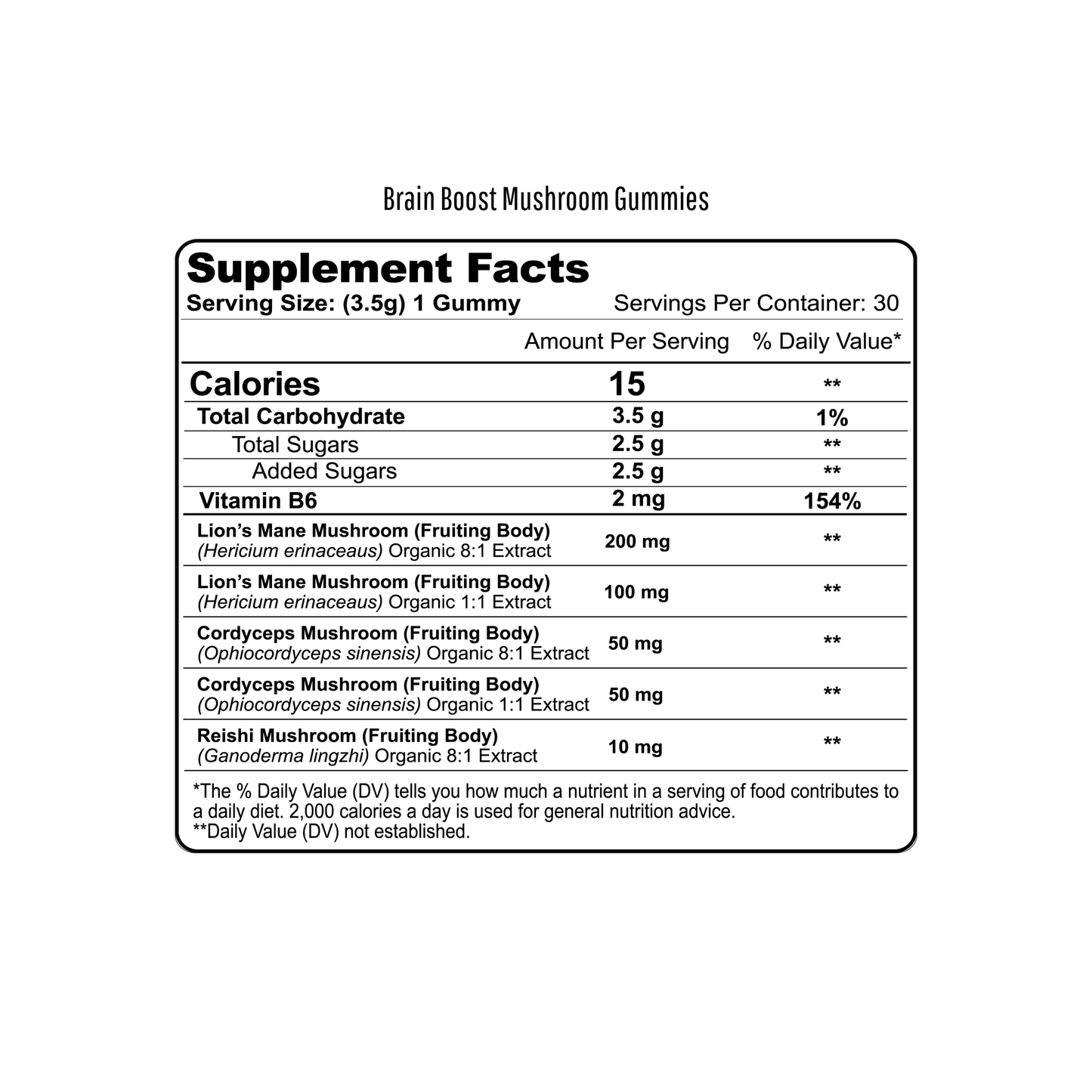 Brain Boost Mushroom Gummies